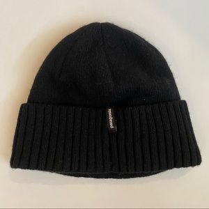 Patagonia Brodeo Beanie Black Knit Hat
